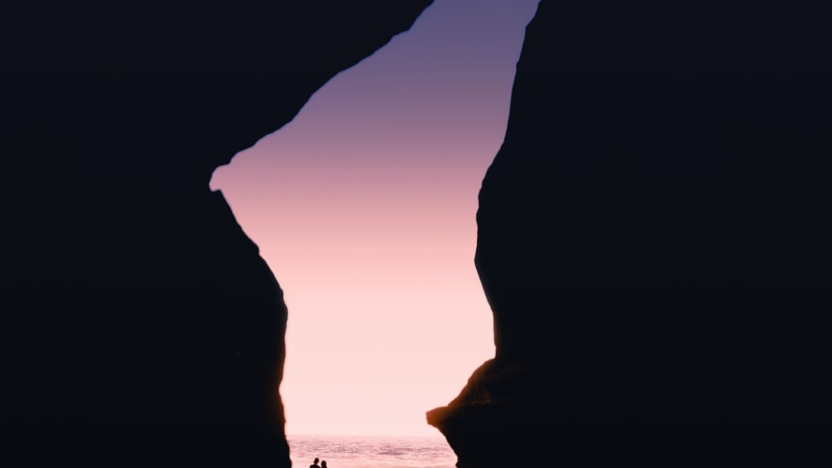 two persons on seashore